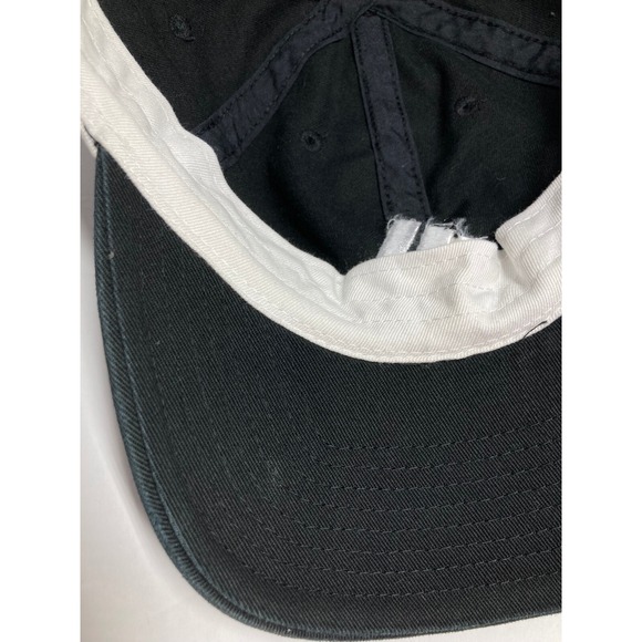 Adidas Adult Hat Cap Black White Embroidered Cotton Twill‎ Sports Active Outdoor - Picture 9 of 16